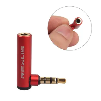 Audio Adapter 1PC 3.5mm Male to Female 90 Degree Right Angled Audio Microphone Jack Stereo Plug Connector
Audio Adapter 1PC 3.5mm Male to Female 90 Degree Right Angled Audio Microphone Jack Stereo Plug Connector