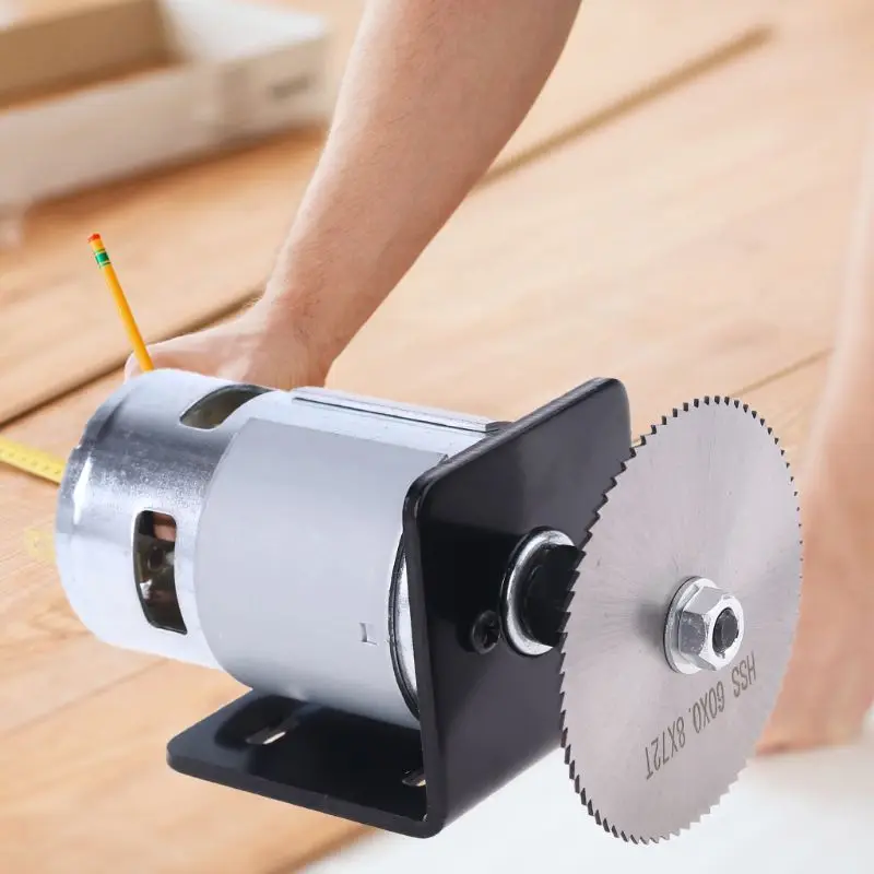 775 Motor Table Saw Kit DC 12V Gear Motor with Mounting Bracket and Saw Blade for Woodworking
775 Motor Table Saw Kit DC 12V Gear Motor with Mounting Bracket and Saw Blade for Woodworking