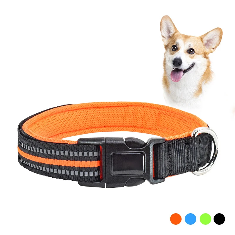 Pet Collar Polyester Dog Collar Luminous Collar Reflective for Medium Large Dogs Pug Quick Snap Buckle Breathable Adjustable
Pet Collar Polyester Dog Collar Luminous Collar Reflective for Medium Large Dogs Pug Quick Snap Buckle Breathable Adjustable
