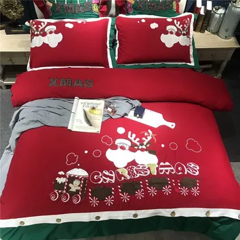 Luxury Christmas Gift Duvet Cover set 600TC Brushed Egyptian Cotton Soft Bedding set Bed sheet Pillowcases Queen King size 4PCS 
Luxury Christmas Gift Duvet Cover set 600TC Brushed Egyptian Cotton Soft Bedding set Bed sheet Pillowcases Queen King size 4PCS