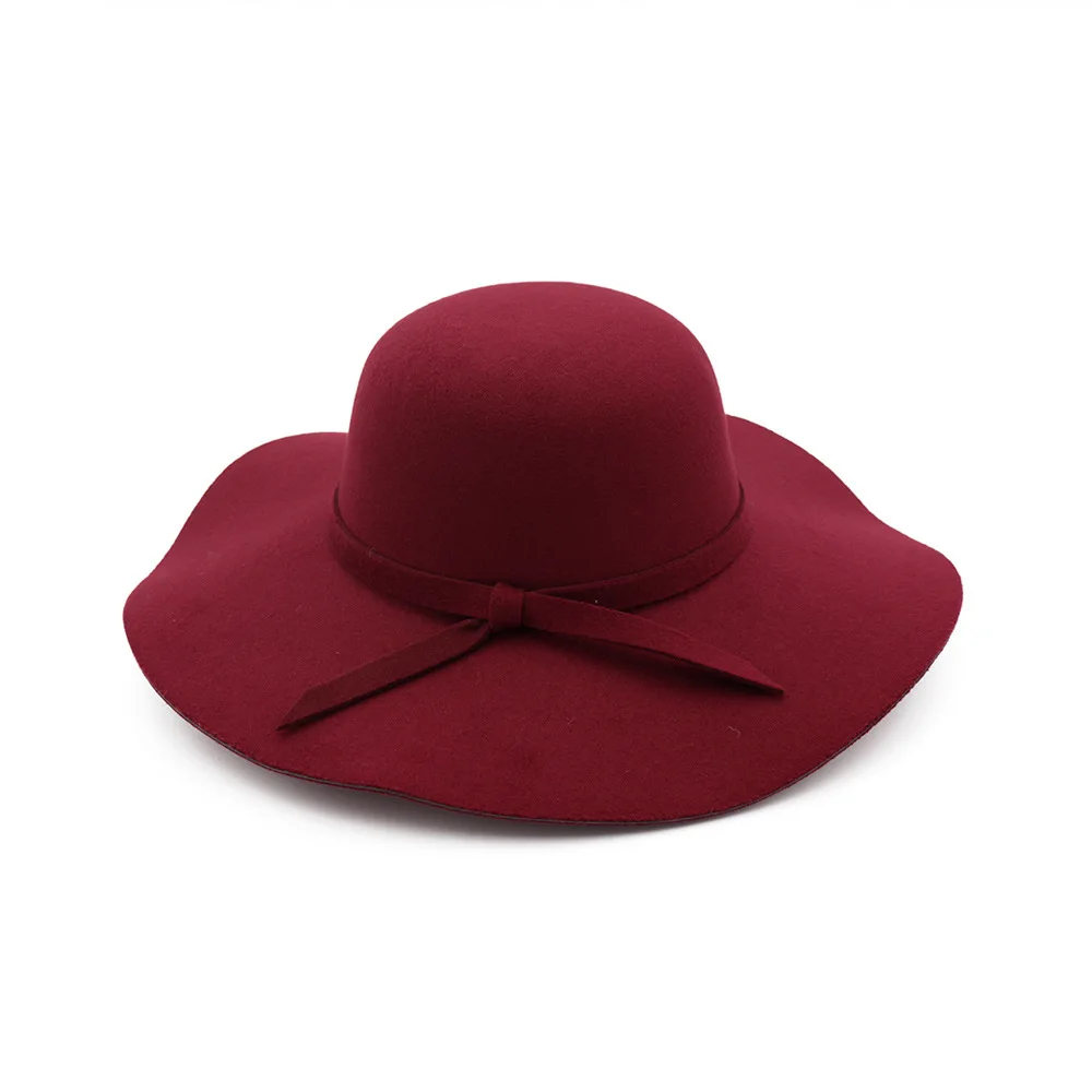 Women fedora hats men Simple woolen Bow hat jazz hats British style hat Fashion hat autumn winter big along Multicolor hat
Women fedora hats men Simple woolen Bow hat jazz hats British style hat Fashion hat autumn winter big along Multicolor hat