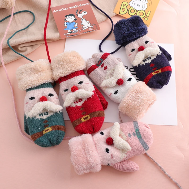 Ski Winter Gloves Snowboard Mittens Keep Warm Glove Hanging Neck Velvet Cute Santa Christmas Winter Cycling Kids Gloves
Ski Winter Gloves Snowboard Mittens Keep Warm Glove Hanging Neck Velvet Cute Santa Christmas Winter Cycling Kids Gloves