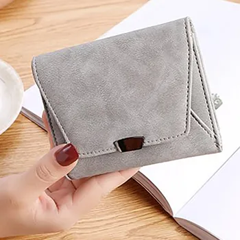NEW Ladies Retro Matte Short Fold Casual Pure Color Small Fresh Two Fold Clutch Coin Purse Send girlfriend birthday present
NEW Ladies Retro Matte Short Fold Casual Pure Color Small Fresh Two Fold Clutch Coin Purse Send girlfriend birthday present