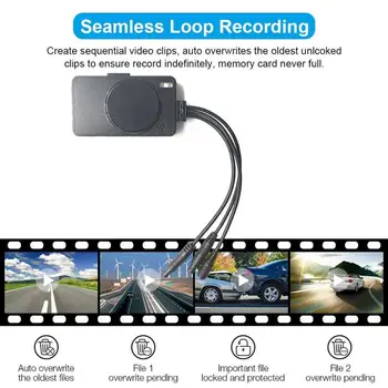 2019 New Car Motorcycle Driving Video Recorder HD LCD with Front and Rear View Camera 140 Degree Wide Angle Support Night Vision
2019 New Car Motorcycle Driving Video Recorder HD LCD with Front and Rear View Camera 140 Degree Wide Angle Support Night Vision