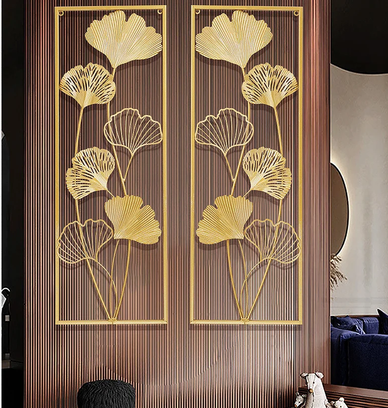 Chinese Wrought Iron Golden Leaf Wall Mural Crafts Porch Hotel Wall Hanging Decoration Home Livingroom Wall Sticker Accessories
Chinese Wrought Iron Golden Leaf Wall Mural Crafts Porch Hotel Wall Hanging Decoration Home Livingroom Wall Sticker Accessories