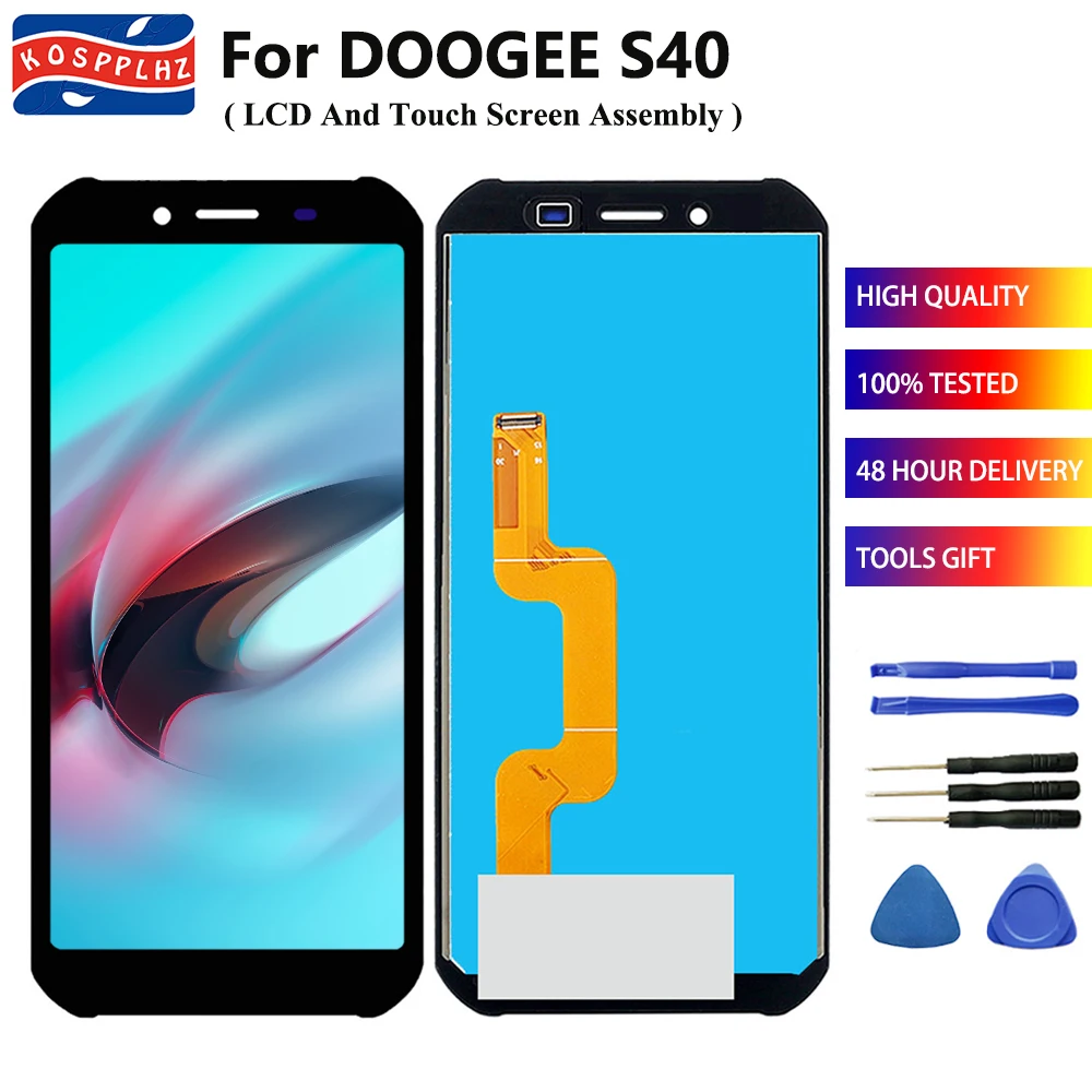 100% Tested For DOOGEE S40 LCD Display And Touch Screen Assembly Digitizer Sensor Replacement 5.5 Inch For DOOGEE S40 +tools
100% Tested For DOOGEE S40 LCD Display And Touch Screen Assembly Digitizer Sensor Replacement 5.5 Inch For DOOGEE S40 +tools