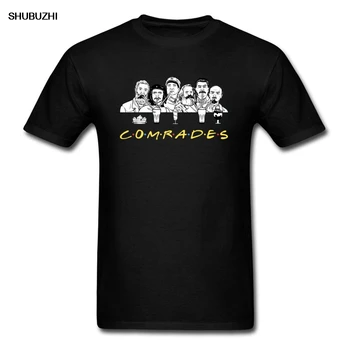 Marx Print Man T Shirts Communist Friends Comrades Tshirt CCCP Comics T-Shirts Design Character Politician Tops Cotton Tees Cool 
Marx Print Man T Shirts Communist Friends Comrades Tshirt CCCP Comics T-Shirts Design Character Politician Tops Cotton Tees Cool