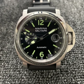 44mm GMT Men's Mechanical Watch 316L Stainless Steel Case Luminous Automatic Date Waterproof Rubber strap Watch Men
44mm GMT Men's Mechanical Watch 316L Stainless Steel Case Luminous Automatic Date Waterproof Rubber strap Watch Men