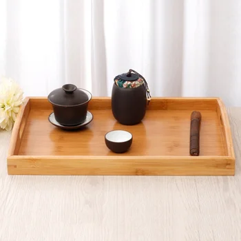 Portable Wooden Rectangular Tray Classic Bamboo Trays Household Storage Tray Hollow Handle Serving Platters For Tea Set Kitchen
Portable Wooden Rectangular Tray Classic Bamboo Trays Household Storage Tray Hollow Handle Serving Platters For Tea Set Kitchen