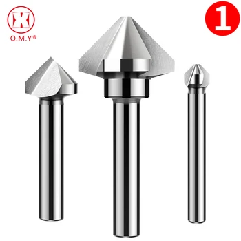 Round shank 6pcs 3 Flute 90 Degree HSS Chamfer Chamfering Cutter End Mill Tool Countersink Drill Bit Set 6.3-20.5MM
Round shank 6pcs 3 Flute 90 Degree HSS Chamfer Chamfering Cutter End Mill Tool Countersink Drill Bit Set 6.3-20.5MM