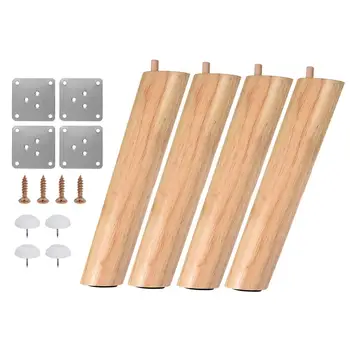 4PCS Furniture Legs Wood Replacement Sofa Leg with Screws for Dresser Couch Chair Ottoman Coffee Table
4PCS Furniture Legs Wood Replacement Sofa Leg with Screws for Dresser Couch Chair Ottoman Coffee Table