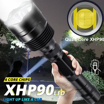 Super Powerful Xlamp XHP70.2 XHP90 LED Flashlight LED Torch USB XHP50 Lamp Zoom Tactical Torch 18650 26650 Rechargeable Battey
Super Powerful Xlamp XHP70.2 XHP90 LED Flashlight LED Torch USB XHP50 Lamp Zoom Tactical Torch 18650 26650 Rechargeable Battey