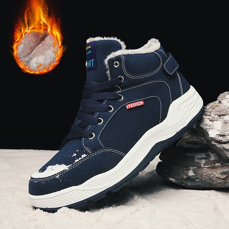 Snow boots Large Size 38-48 Non slip Man ankle boots Lace Up Plush Warm Winter boots for men Increase Wedges Male boots 2019 New
Snow boots Large Size 38-48 Non slip Man ankle boots Lace Up Plush Warm Winter boots for men Increase Wedges Male boots 2019 New