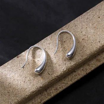 Flyleaf Geometric Hook Water Drop Earrings For Women Real 925 Sterling Silver Fine Earings Fashion Jewelry Simple Statement
Flyleaf Geometric Hook Water Drop Earrings For Women Real 925 Sterling Silver Fine Earings Fashion Jewelry Simple Statement