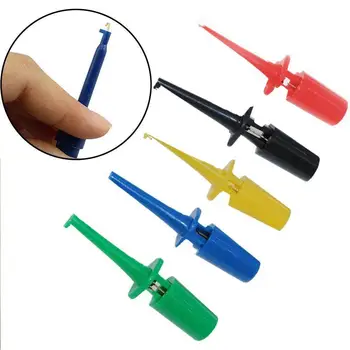 10Pcs Mini Single Test Hook Clip Test Probe for Electronic Testing IC Grabber Large Size Round Crocodile Clip Hook Test Clip
10Pcs Mini Single Test Hook Clip Test Probe for Electronic Testing IC Grabber Large Size Round Crocodile Clip Hook Test Clip