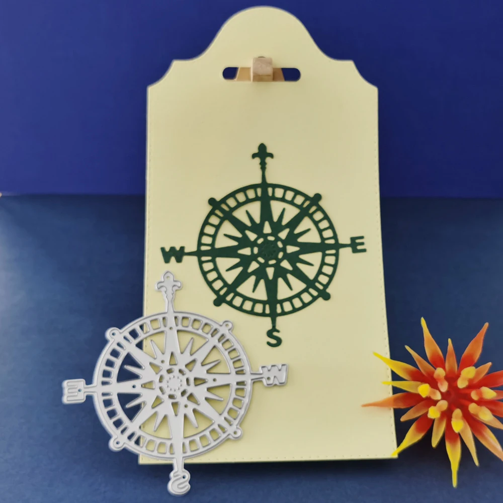 Compass instrument decorative metal cutting die stamping die scrapbook paper process album template DIY
Compass instrument decorative metal cutting die stamping die scrapbook paper process album template DIY