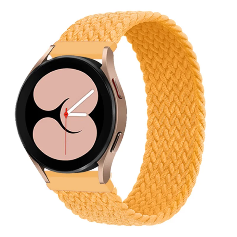 Braided Solo Loop For Samsung Galaxy watch 4/5/6/pro 44mm/40mm/classic strap 46mm/42mm/active 2/Gear S3 bracelet 20mm/22mm Band Braided Solo Loop For Samsung Galaxy watch 4/5/6/pro 44mm/40mm/classic strap 46mm/42mm/active 2/Gear S3 bracelet 20mm/22mm Band