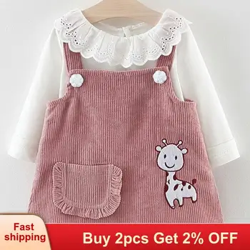 Mayfair Cabin Autumn Baby Girl Princess Clothes Cute Girls Long Sleeve T-shirt Tops Cartoon Giraffe Dress 2pcs Suit Girls Dress
Mayfair Cabin Autumn Baby Girl Princess Clothes Cute Girls Long Sleeve T-shirt Tops Cartoon Giraffe Dress 2pcs Suit Girls Dress