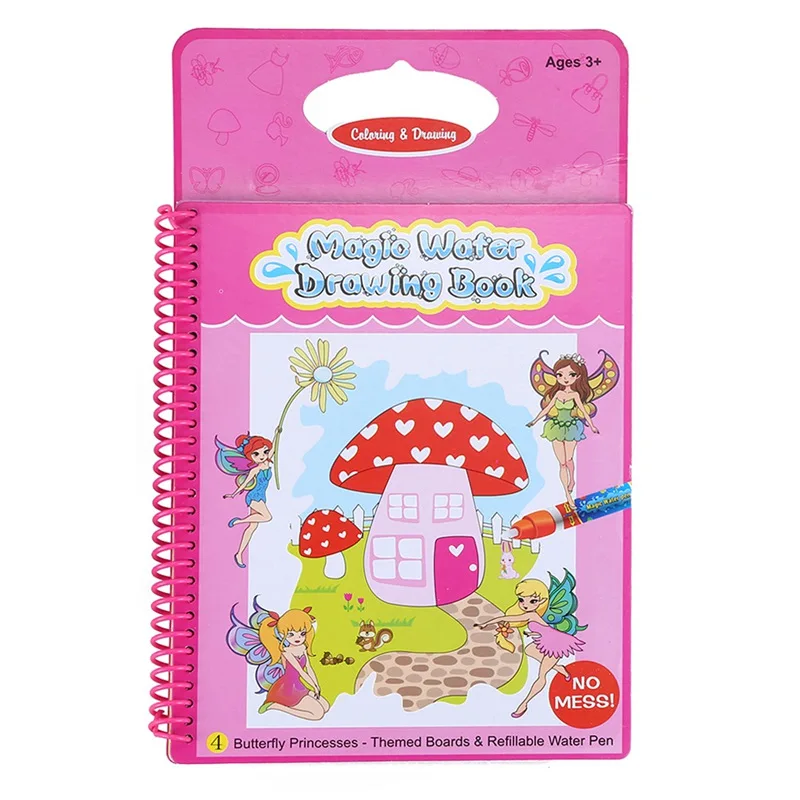 COOLPLAY Reusable Magic Kids Water Drawing Book with 1 Magic Pen Doodle Coloring Book Water Painting Board Children Educationa
COOLPLAY Reusable Magic Kids Water Drawing Book with 1 Magic Pen Doodle Coloring Book Water Painting Board Children Educationa