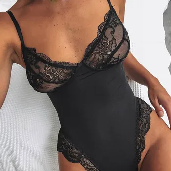 New One-Piece Lace Sexy Bodysuits Woman Lingerie Floral Bodysuit Skinny Body Pants Sleepwear Solid Seamless Soft Teddies Latex
New One-Piece Lace Sexy Bodysuits Woman Lingerie Floral Bodysuit Skinny Body Pants Sleepwear Solid Seamless Soft Teddies Latex