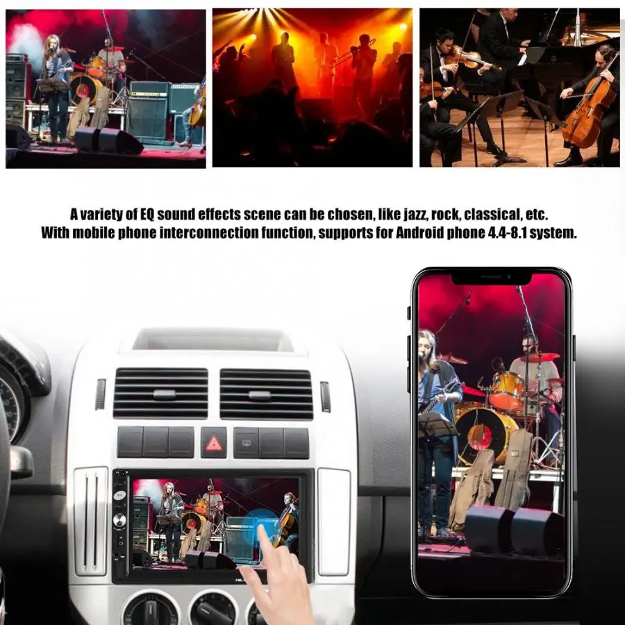 Car Multimedia Player 7in Car Radio Stereo Double 2Din HD Bluetooth Phone Interconnection MP5 Player for Android oto teypleri
Car Multimedia Player 7in Car Radio Stereo Double 2Din HD Bluetooth Phone Interconnection MP5 Player for Android oto teypleri