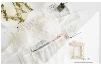 Japanese Lolita Girls Women Ultra Thin Bra and Underwear Set Underwear Lace Wire Free Bralette Panties Bra Thong Set Lingerie
Japanese Lolita Girls Women Ultra Thin Bra and Underwear Set Underwear Lace Wire Free Bralette Panties Bra Thong Set Lingerie