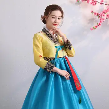 Embroidered Korean Hanbok Dress Women Traditional Wedding Clothing Ethnic Minority Dance Costume Oriantal Clothes Outfit
Embroidered Korean Hanbok Dress Women Traditional Wedding Clothing Ethnic Minority Dance Costume Oriantal Clothes Outfit