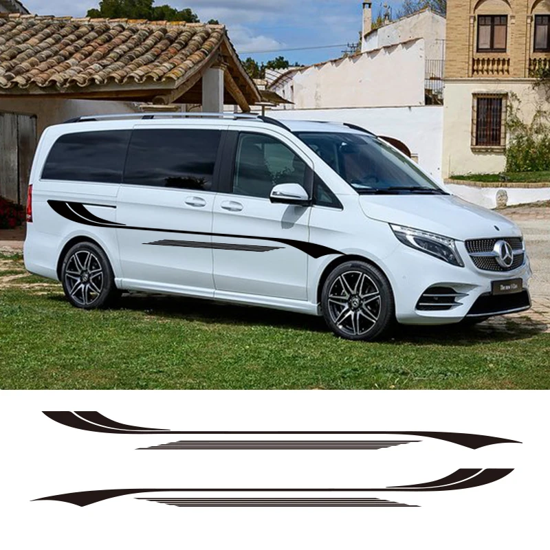 2 PCS Car Vinyl Side Stripes Stickers Auto Graphics Decals For Volkswagen T5 T6 Ford Transit Peugeot Partner
2 PCS Car Vinyl Side Stripes Stickers Auto Graphics Decals For Volkswagen T5 T6 Ford Transit Peugeot Partner