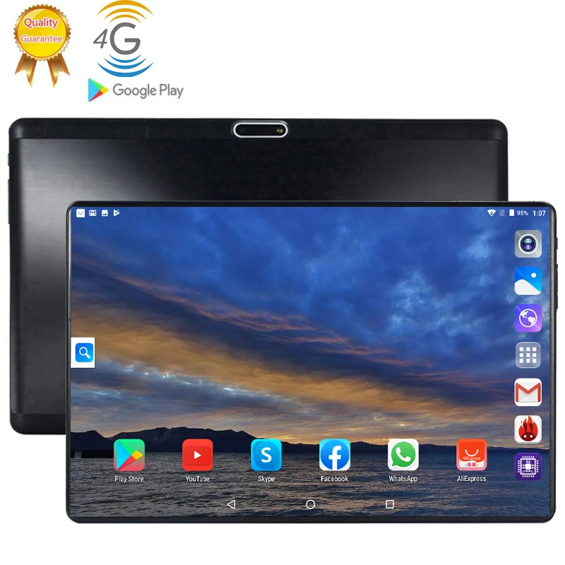 Tablet 10.1 inch LTE 4G Phone Call Tablets Octa Core Android 9.0 Tablet pc 6G+128G WiFi GPS Bluetooth Dual SIM IPS Screen 128GB
Tablet 10.1 inch LTE 4G Phone Call Tablets Octa Core Android 9.0 Tablet pc 6G+128G WiFi GPS Bluetooth Dual SIM IPS Screen 128GB
