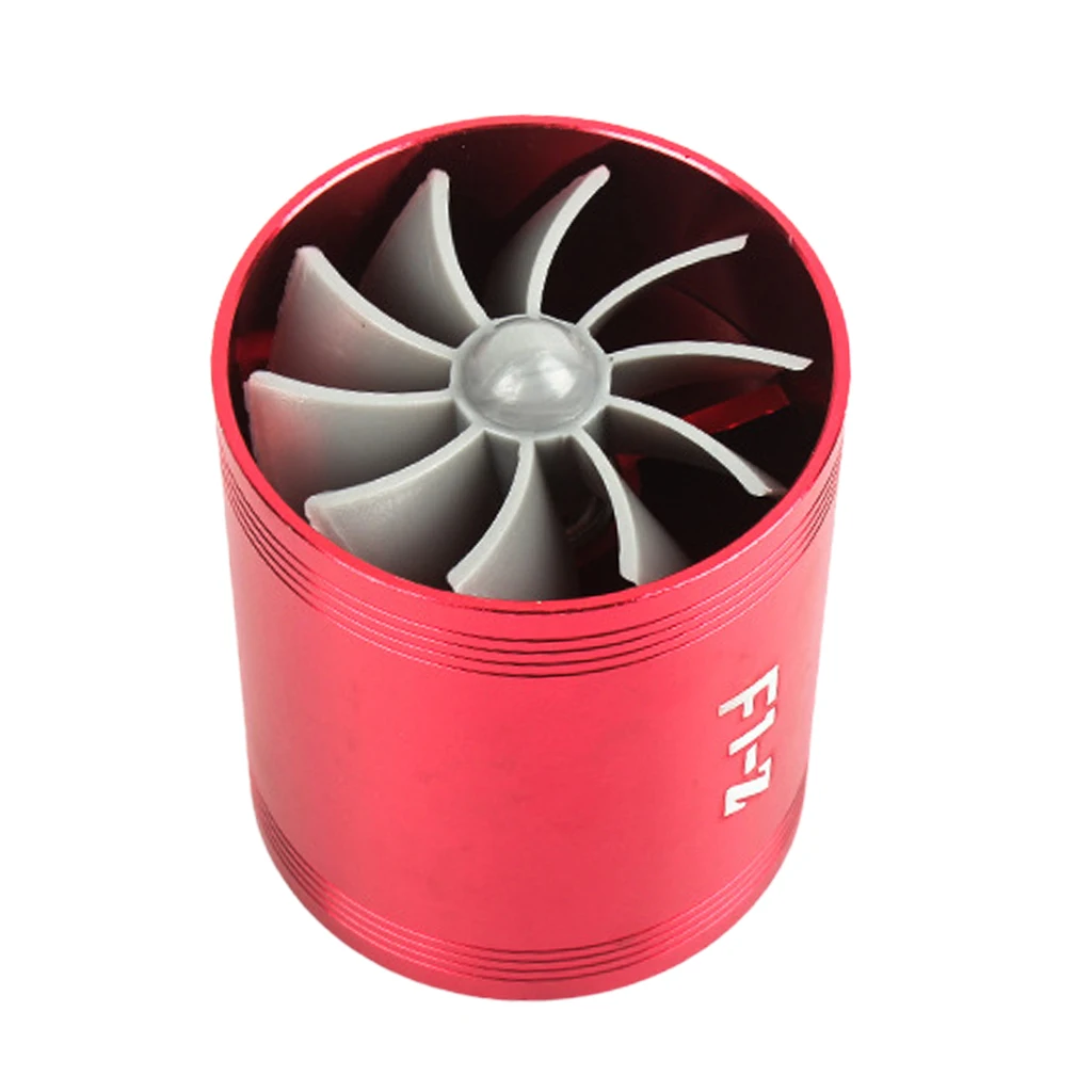 Turbocharger Twin Fan Gas Fuel Saver Turbo 2.5-2.9inch Easy installation Turbocharger Twin Fan Gas Fuel Saver Turbo 2.5-2.9inch Easy installation