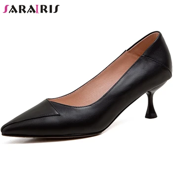 SARAIRIS Office Female Pointed Toe Shallow Slip On Consise Solid Thin Heel Pumps Casual Office Pumps Women Spring Shoes Woman
SARAIRIS Office Female Pointed Toe Shallow Slip On Consise Solid Thin Heel Pumps Casual Office Pumps Women Spring Shoes Woman