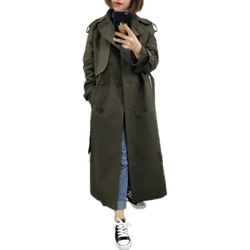 UK Brand new Fashion 2020 Fall /Autumn Casual Double breasted Simple Classic Long Trench coat with belt Chic Female windbreaker
UK Brand new Fashion 2020 Fall /Autumn Casual Double breasted Simple Classic Long Trench coat with belt Chic Female windbreaker