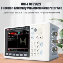 UNI-T UTG962E Function Arbitrary Waveform Generator Set Dual Channel 200MS/s 14bits Square Wave Frequency Meter 60Mhz Generator
UNI-T UTG962E Function Arbitrary Waveform Generator Set Dual Channel 200MS/s 14bits Square Wave Frequency Meter 60Mhz Generator