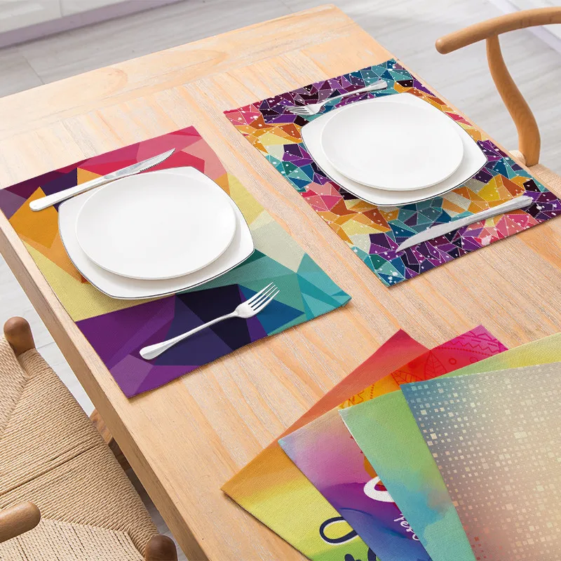 TTLIFE Multicolored Abstract Placemat Waterproof Drink Coasters Placemats for Kitchen Table Wedding Party Tea Party Decorations
TTLIFE Multicolored Abstract Placemat Waterproof Drink Coasters Placemats for Kitchen Table Wedding Party Tea Party Decorations