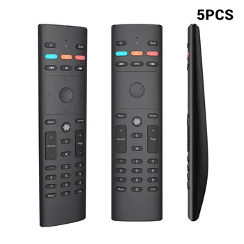 5PCS G40 Voice Search Air Mouse Google Assistant Gyro 33 Keys Infrared Learning Smart IR Remote Control for Apple Roku Vizio TV
5PCS G40 Voice Search Air Mouse Google Assistant Gyro 33 Keys Infrared Learning Smart IR Remote Control for Apple Roku Vizio TV