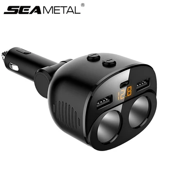Car Charger Cigarette Lighter Socket Type C Charging 2 USB Switch Control 180 Degree Rotation Cigarette Lighter Adapter Charging
Car Charger Cigarette Lighter Socket Type C Charging 2 USB Switch Control 180 Degree Rotation Cigarette Lighter Adapter Charging