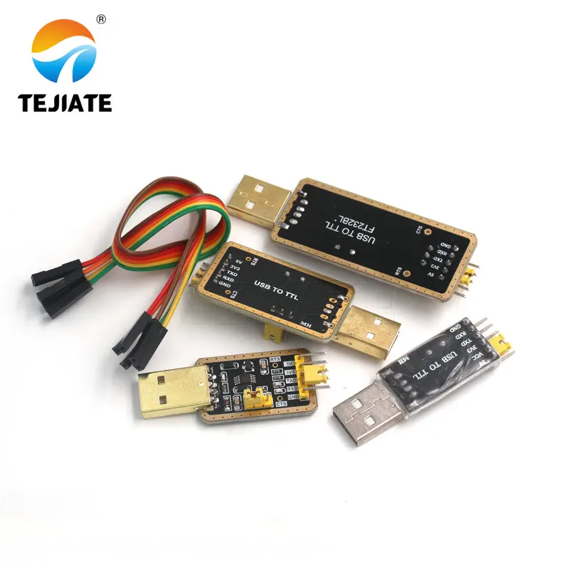 1PCS CH340G FT232BL-RL CH340E Reflesh Module Serial-port-USB To TTL Transform Modular Unit STC Download Wire Gold-colour Type |