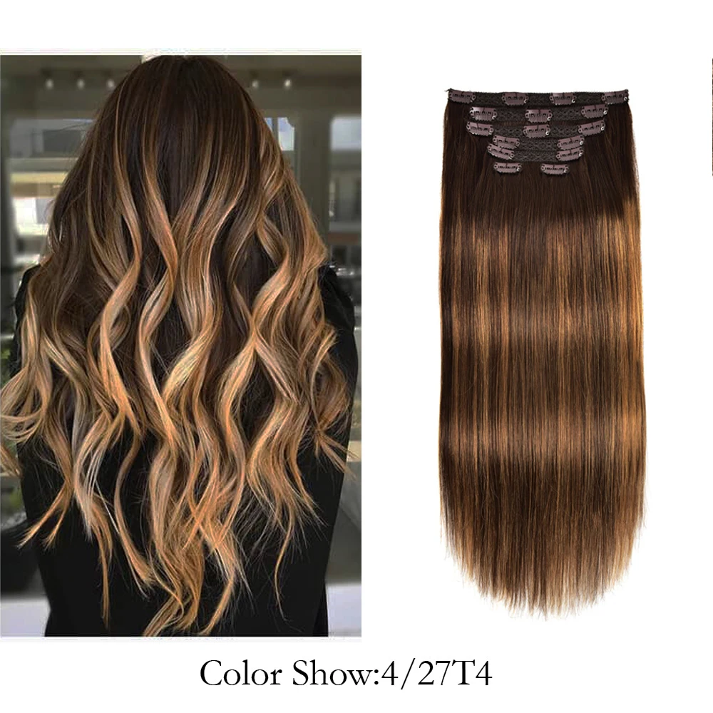 Gazfairy Remy Straight Hair Clip In Human Hair Extensions Double Weft Natural Color 18 Inches 120g 7Pcs/Set Full Head For Women
Gazfairy Remy Straight Hair Clip In Human Hair Extensions Double Weft Natural Color 18 Inches 120g 7Pcs/Set Full Head For Women