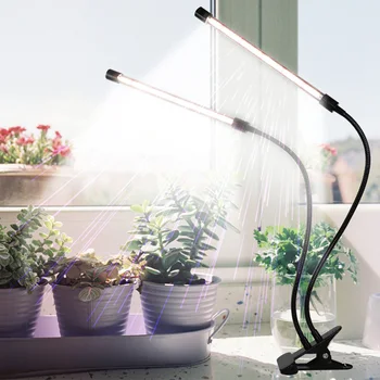 Indoor Cycle Timing Aluminum Alloy Two Color 40W Flexible Neck 360 Degree Rotation 84 LEDs Clip On USB 5v 2A Plant Growth Light
Indoor Cycle Timing Aluminum Alloy Two Color 40W Flexible Neck 360 Degree Rotation 84 LEDs Clip On USB 5v 2A Plant Growth Light
