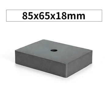 RKZCT 1Piece Block Ceramic Magnet 85x65x18 mm with Hole Black Ferrite Cuboid Magnets Rectangular Magnetic For Office Suspension
RKZCT 1Piece Block Ceramic Magnet 85x65x18 mm with Hole Black Ferrite Cuboid Magnets Rectangular Magnetic For Office Suspension