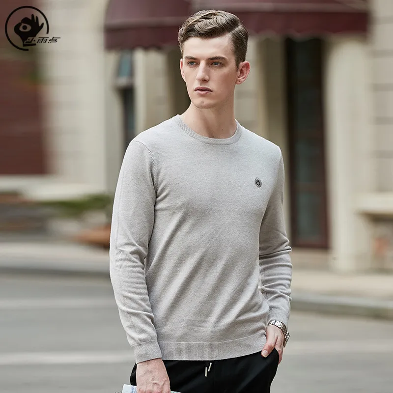 Little Rain 2020 Autumn Sweater Men Slim Fit Pullover Sweaters Male Solid Color O-Neck Sweater Knitted Pullover Tops Men's
Little Rain 2020 Autumn Sweater Men Slim Fit Pullover Sweaters Male Solid Color O-Neck Sweater Knitted Pullover Tops Men's