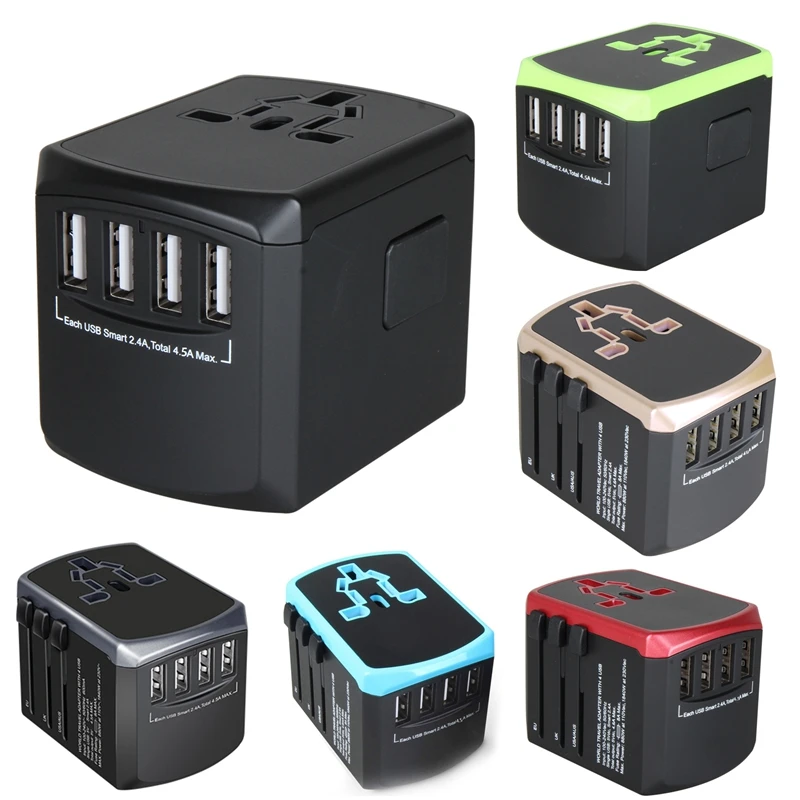 Universal Power Travel Adapter,International Power Adapter Smart 2.4A 4 USB, European Adapter Converter,Plugs Adapters Europe, C
Universal Power Travel Adapter,International Power Adapter Smart 2.4A 4 USB, European Adapter Converter,Plugs Adapters Europe, C