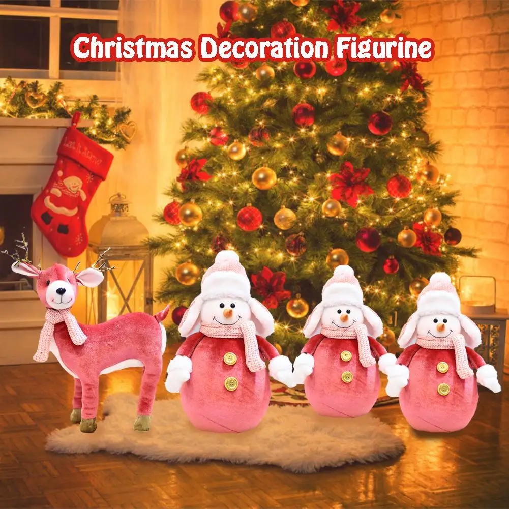 christmas gift dolls ornament santa snowman big doll elk