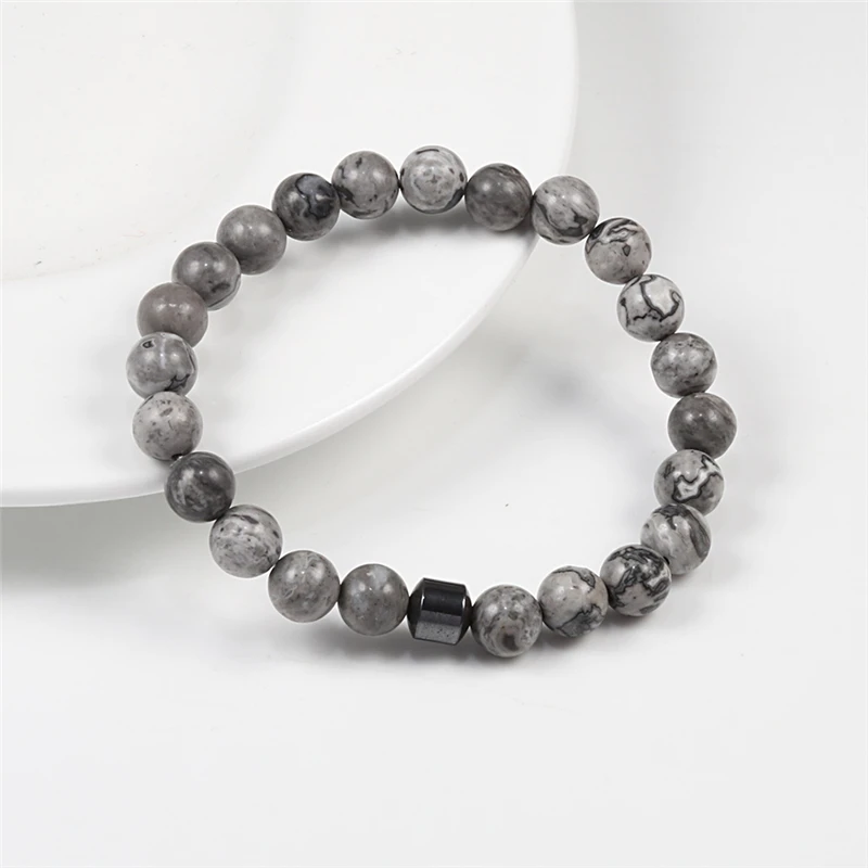Cylinder Hematite Tiger Eye Beads Bracelets for Men Classic Black Lava Nature Stone Strand Bracelets&Bangles Homme Yoga Jewelry
Cylinder Hematite Tiger Eye Beads Bracelets for Men Classic Black Lava Nature Stone Strand Bracelets&Bangles Homme Yoga Jewelry