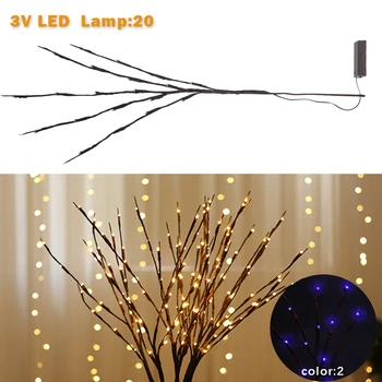 Light Garden Floral LED Willow Branch Lamp Battery-Operated 20 Bulbs for Home Christmas Party Garden Decoration Light
Light Garden Floral LED Willow Branch Lamp Battery-Operated 20 Bulbs for Home Christmas Party Garden Decoration Light