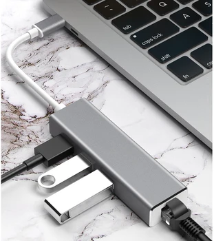 New USB C Hub Multiport Adapter USB C Rj45 Multi USB Port USB Hub Type C For Macbook Hub Mac book Air USB-C to Ethernet Rj45
New USB C Hub Multiport Adapter USB C Rj45 Multi USB Port USB Hub Type C For Macbook Hub Mac book Air USB-C to Ethernet Rj45