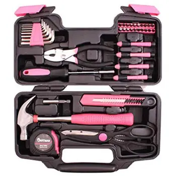 39pcs DIY Household Home Hand Tool Kit Hammers Pliers Screwdrivers Wrenches Tape Measure Scissors Set With Storage Case
39pcs DIY Household Home Hand Tool Kit Hammers Pliers Screwdrivers Wrenches Tape Measure Scissors Set With Storage Case