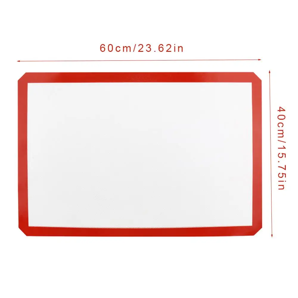 60×40cm Silicone Mats Baking Kitchen Non-Stick Bakeware Sheet Cooking Dough Holder Pizza Tools Gadgets Pastry Accessories Maker
60×40cm Silicone Mats Baking Kitchen Non-Stick Bakeware Sheet Cooking Dough Holder Pizza Tools Gadgets Pastry Accessories Maker