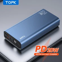 New NEW TOPK I2006P PD 20W Power Bank 20000mAh Portable Charging Poverbank Mobile Phone External Battery Charger Powerbank
New NEW TOPK I2006P PD 20W Power Bank 20000mAh Portable Charging Poverbank Mobile Phone External Battery Charger Powerbank