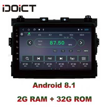 IDOICT Android 8.1 IPS Screen 2G+32G 8 CORE Car DVD Player GPS Navigation Multimedia For Toyota Previa Radio car stereo
IDOICT Android 8.1 IPS Screen 2G+32G 8 CORE Car DVD Player GPS Navigation Multimedia For Toyota Previa Radio car stereo